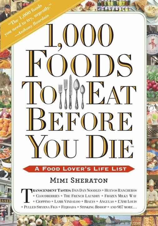 Produktbild 1,000 Foods to Eat Before You Die (Englisch, Mimi Sheraton, 2015)