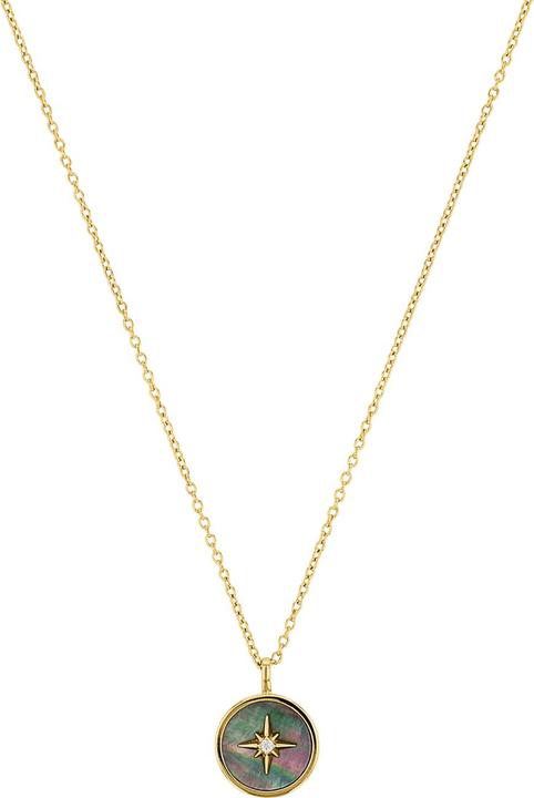 Produktbild S.Oliver Halsschmuck für Damen, 925 Sterling Silber, Zirkonia synth. | Stern (Silber 925)