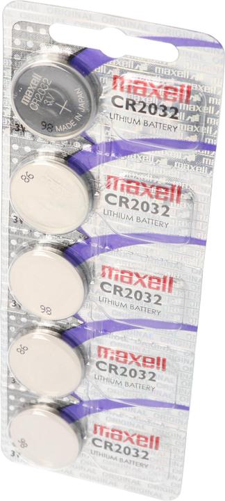 Actual product image Maxell Electronics CR2032 (5 pcs., CR2032, 220 mAh)