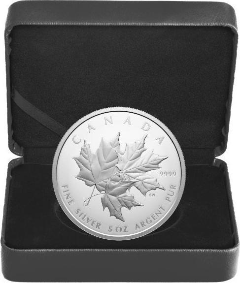 Immagine prodotto Royal Canadian Mint Silber Triple Maple Leaf 5 oz PP - 2025 (999.90, 2025)