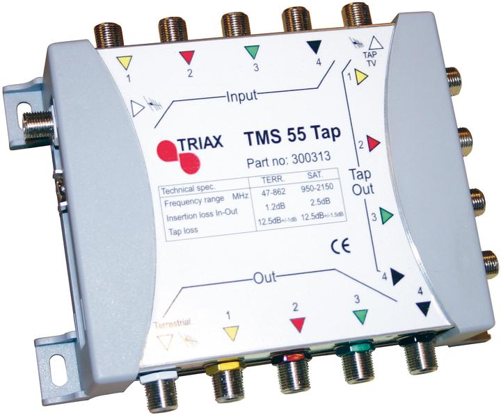 Immagine prodotto Triax TMS 55-12 TAP Distribuzione del blocco satellitare 5 ingressi 5 uscite