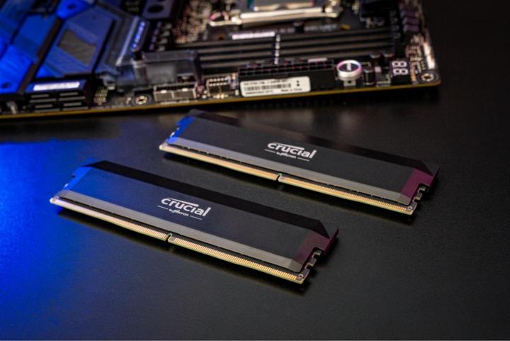 Produktbild Crucial Pro DDR5-6400 Kit 64GB 2x32GB UDIMM CL40 B Overclocking (2 x 32GB, 6400 MHz, DDR5-RAM, U-DIMM)
