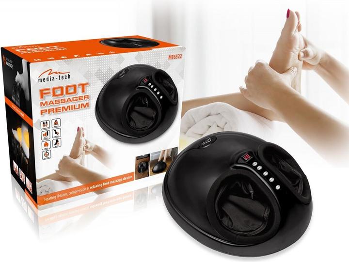Actual product image Media-Tech FUSSMASSAGER PREMIUM - Foot massager for warming and relaxing shiatsu and pressotherapy m