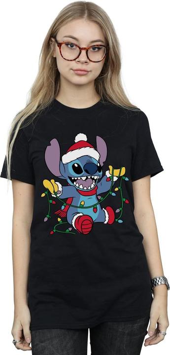 Image du produit Disney - T-shirt LILO AND STITCH CHRISTMAS LIGHTS - Femme (3XL)