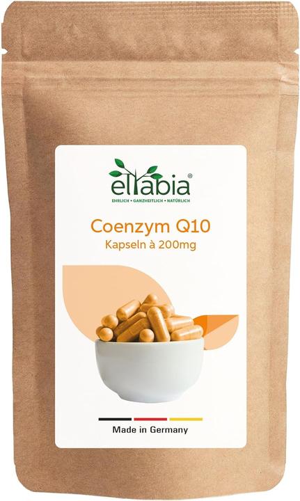Produktbild Eltabia Coenzym Q10 Kapseln | 200mg Hochdosiertes Vegan Premium Ubiquinon (100 Stück, Kapseln)