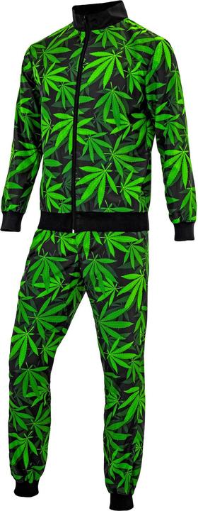Actual product image Widmann Cannabis tracksuit unisex: jacket and trousers (L)