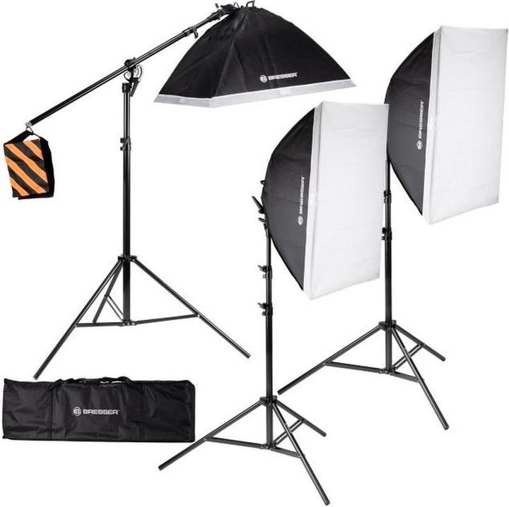 Produktbild Bresser BR -235B LED -Tageslicht -Set - Foto und Video - Komplettessatz