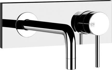 Produktbild Gessi Emporio Via Tortona Fertigmontageset Einhebelmischer Waschtisch, fester Auslauf (immer links)