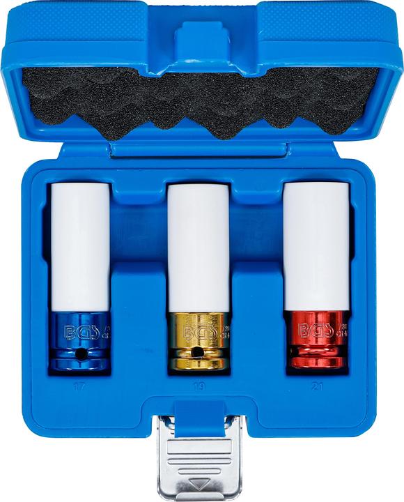 Actual product image BGS Force-protection set (19 mm, 21 mm, 17 mm)