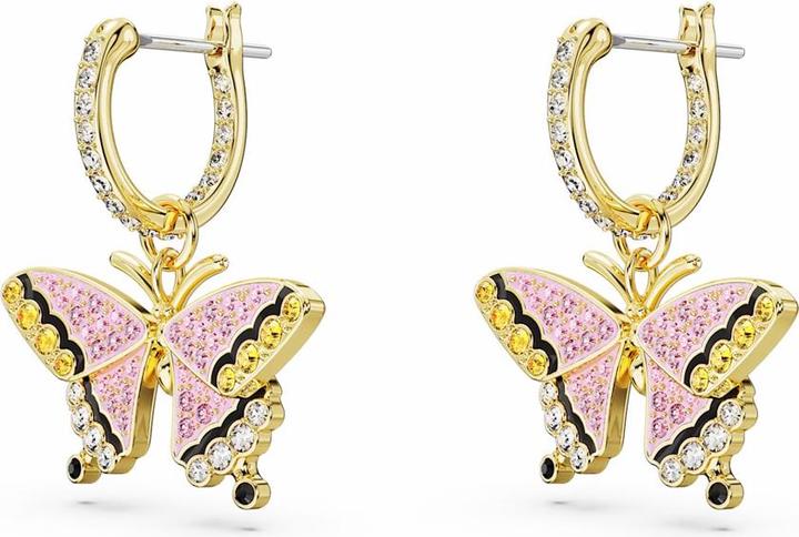 Produktbild Swarovski Idyllia Drop Ohrhänger Schmetterling Gold (Swarovski Metall)