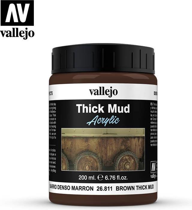 Image du produit AirbrushKing Brown Thick Mud 200ml - Vallejo