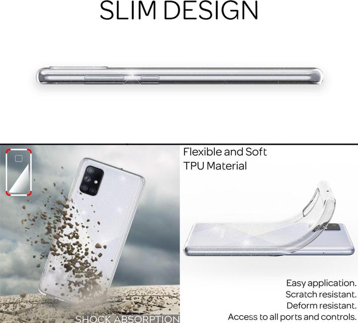 Actual product image Nalia Glitter Case (Samsung Galaxy A51)