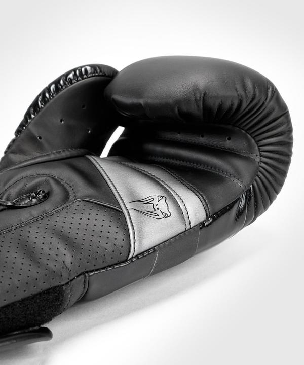 Actual product image Venum Elite Evo Boxing Gloves - Black/Black - 14 Oz (14 OZ, One size)