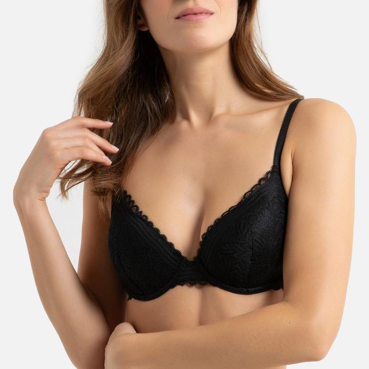 Produktbild La Redoute Collections Volumen-BH aus Recycling-Spitze (75 B)