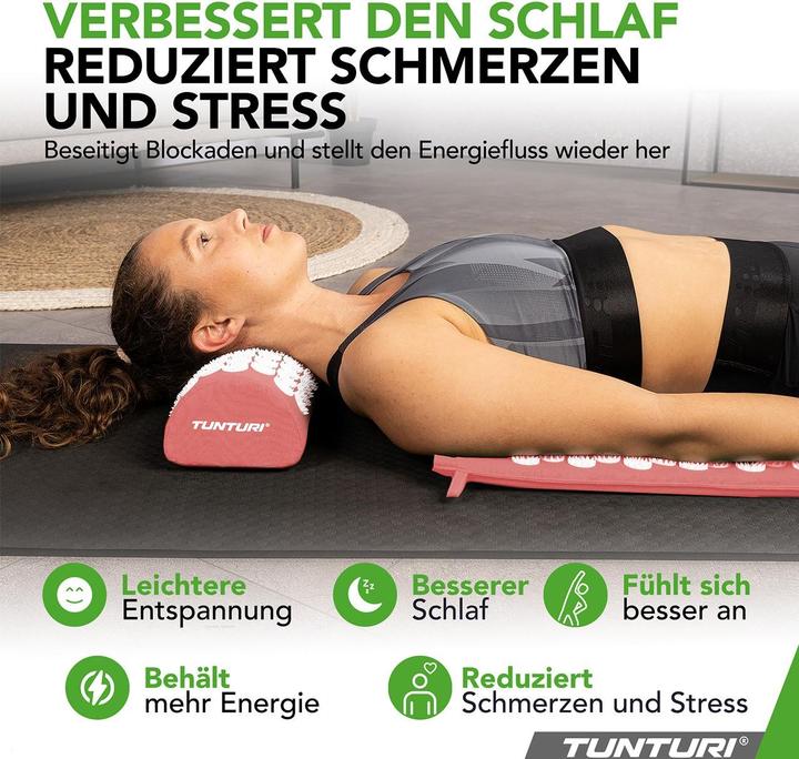 Actual product image Tunturi Acupressure Mat And Pillow (20 mm)