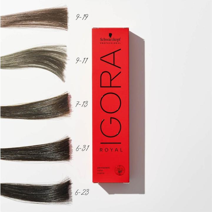 Schwarzkopf Professional Schwarzkopf Igoral Royal Cools 6-31 Dunkelblond Matt Cendré 60ml (6-31 Dunkelblond Matt Cendré)