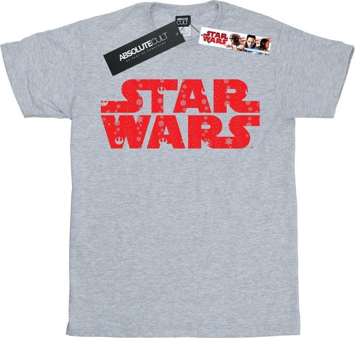 Image du produit Star Wars - T-shirt CHRISTMAS LOGO - Fille (140, 146)