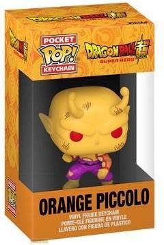 Produktbild Funko Dragon Ball Super: Super Hero POP! Vinyl Schlüsselanhänger 4 cm Orange Piccolo Display (12)