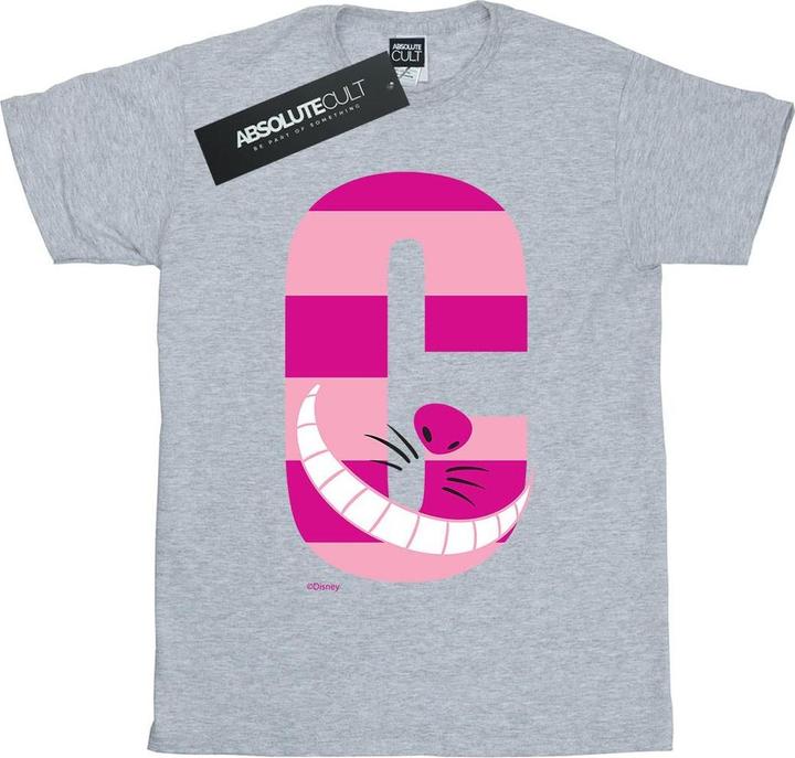 Actual product image Disney Womens/Ladies Alphabet A Is For Alice Cotton Boyfriend T-Shirt (L)