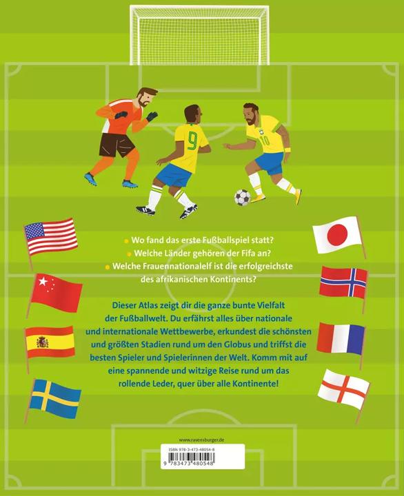 Image du produit Ravensburger Fussballatlas (Allemand, Eduard Altarriba, 2022)