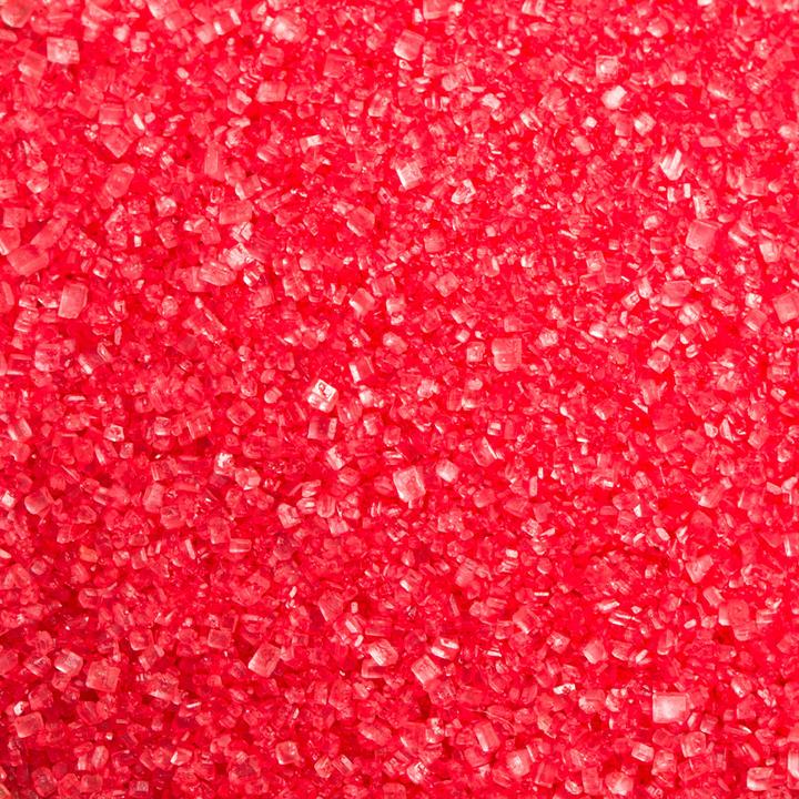 Actual product image Decora Sugar Crystals - Red (100g) (1 x)