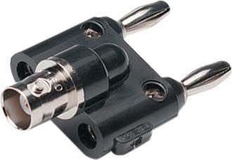 Pomona Electronics Adattatore BNC (femmina) a spine a banana doppie impilabili