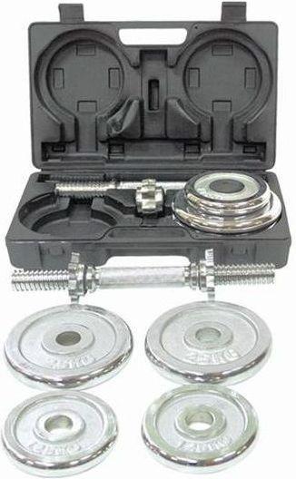 Actual product image HMS hantle STC20 chromowane 2 x 10 kg (4 x 2.5 kg)