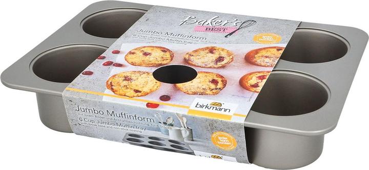 Actual product image Birkmann Jumbo Muffin Tin with Loose Bottom Baker's Best 6pcs. (9 cm)