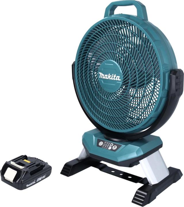 Actual product image Makita DCF 301 A1 Battery fan 18 V 33 cm + 1x battery 2.0 Ah - without charger