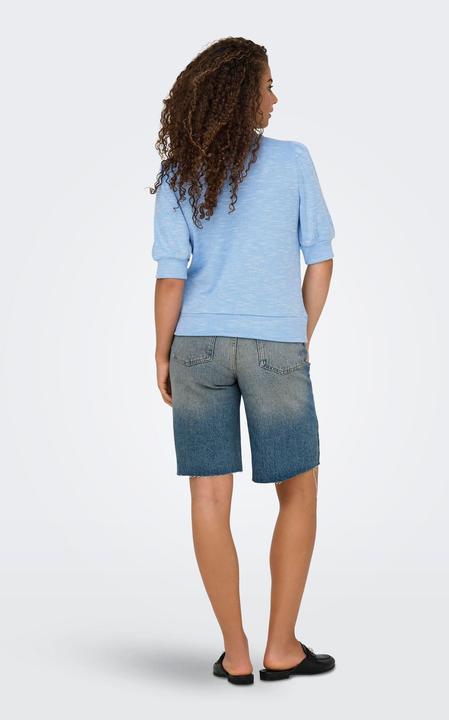 Image du produit Only Coupe normale Col rond Manches smockées Haut de manches bouffantes (XS)