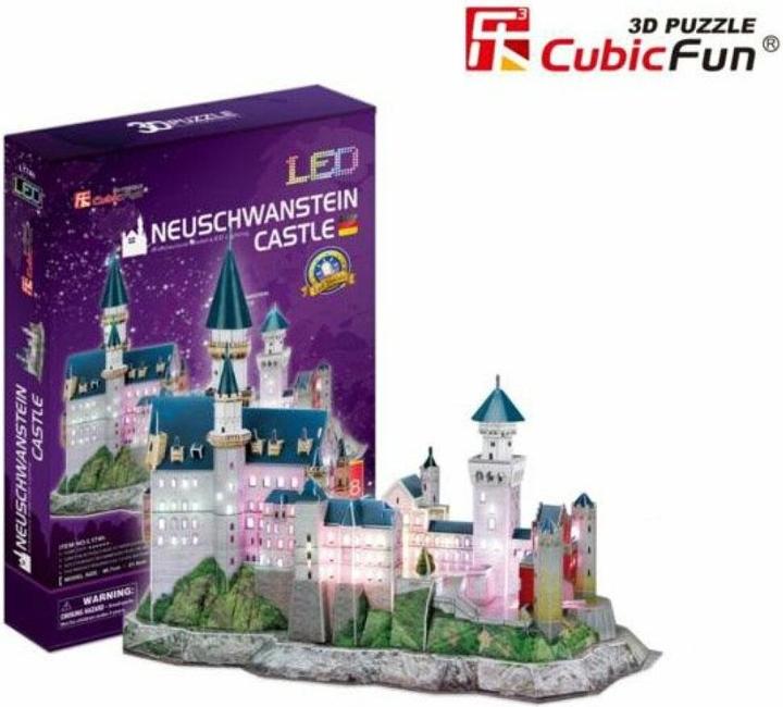 Actual product image Cubicfun Puzzle 3D Neuschwanstein Castle (128 pieces)