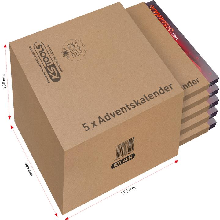 Productafbeelding KS Tools Adventskalender, inbusset 131 st - 999.4444