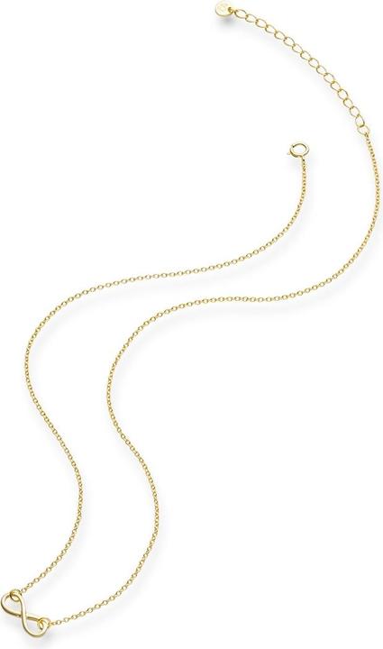 Image du produit Glanzstücke München Femme Infinity argent sterling or jaune 40,0 cm chaîne de base + 5,0 cm extension - 5956 (Argent Sterling, 40 - 45 cm)