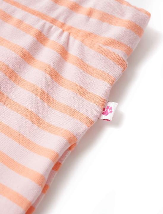 Immagine prodotto VidaXL Gonna per bambini a righe dritta rosa 104,Materiale: 95 (104)