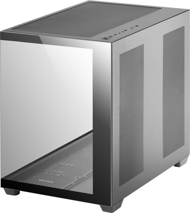 Mars Gaming Boitier Grand Tour E-ATX MCV4 RGB avec panneaux vitrés (Noir) (ATX, mATX, Mini-ITX)