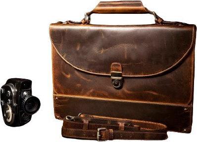 Actual product image Only-Bags.Store Genuine Leather Briefcase, Laptop Bag, Office Shoulder Bag, Messenger Bag, Christmas Gift (15")