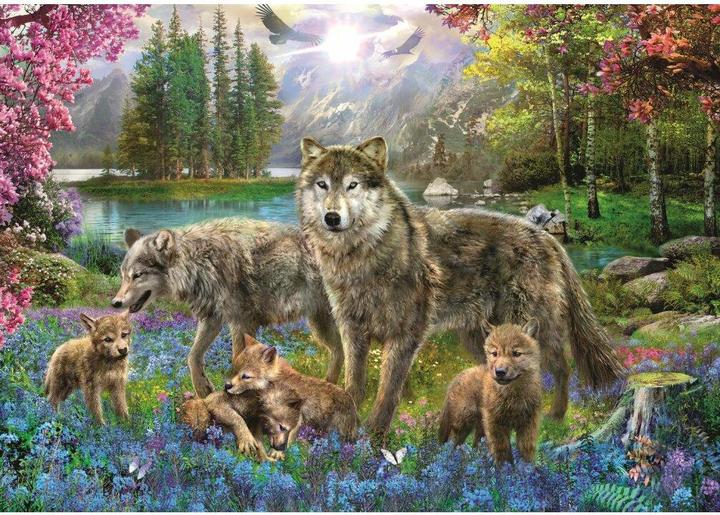 Image du produit Trefl Wolfsfamilie (1000 pièces)