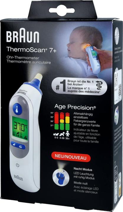 Actual product image Braun ThermoScan 7+ (Ear)