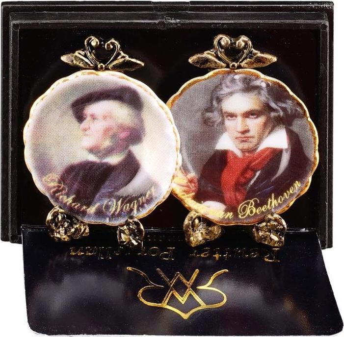 Produktbild Reutter 001.400/2 - Wandteller "Beethoven/Wagner", Miniatur