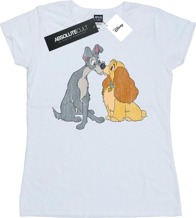Produktbild Disney Lady And The Tramp Distressed Kiss TShirt (L)