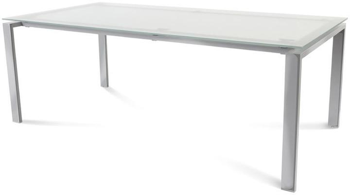 Produktbild Rocada Schreibtisch Total BxTxH 200x100x73cm Gestell verchromt Platte Glas satiniert (200 x 100 x 73 cm)