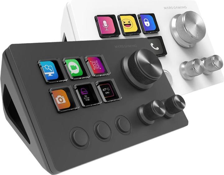 Immagine prodotto Mars Gaming Console De Streaming Msd-Two (Blanc) (Mac, Windows)