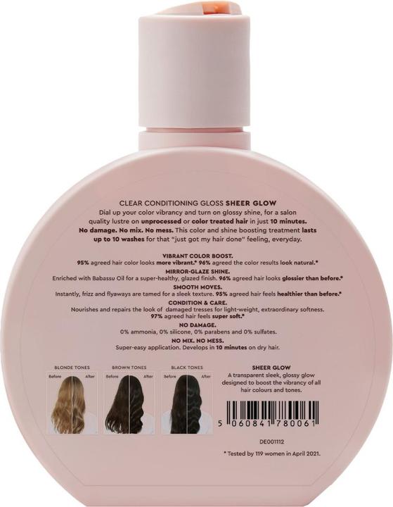 Immagine prodotto Glaze Gloss condizionante trasparente Sheer Glow (190 ml)