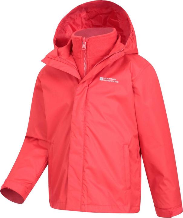 Actual product image Mountain Warehouse Childrens/Kids Fell 3 in 1 Water Resistant Jacket (140)