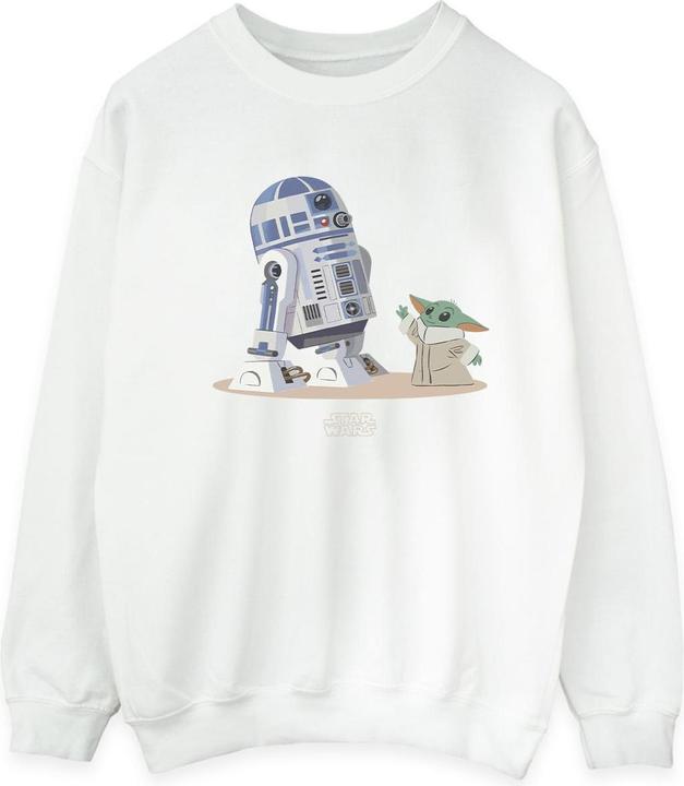 Immagine prodotto Star Wars The Mandalorian R2D2 And Grogu Felpa Uomo (L)