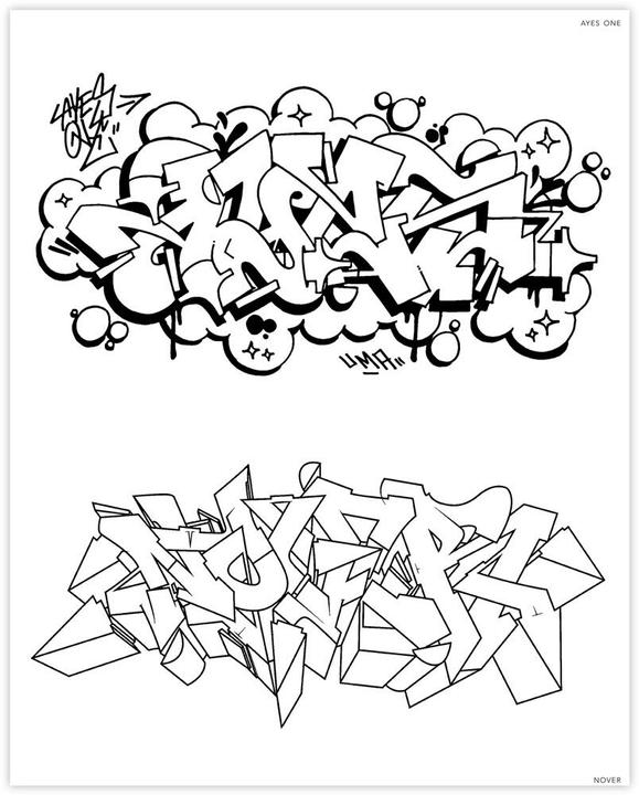 Actual product image Graffiti Style Coloring Book (English, Almqvist Bjorn, Lindblad Tobias Barenthin, 2017)