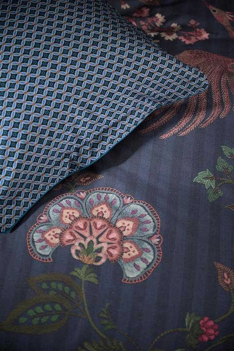 Actual product image PIP Studio Buenas Noches bed linen dark blue 135x200cm (1 set) (Duvet cover, 135x200 cm)