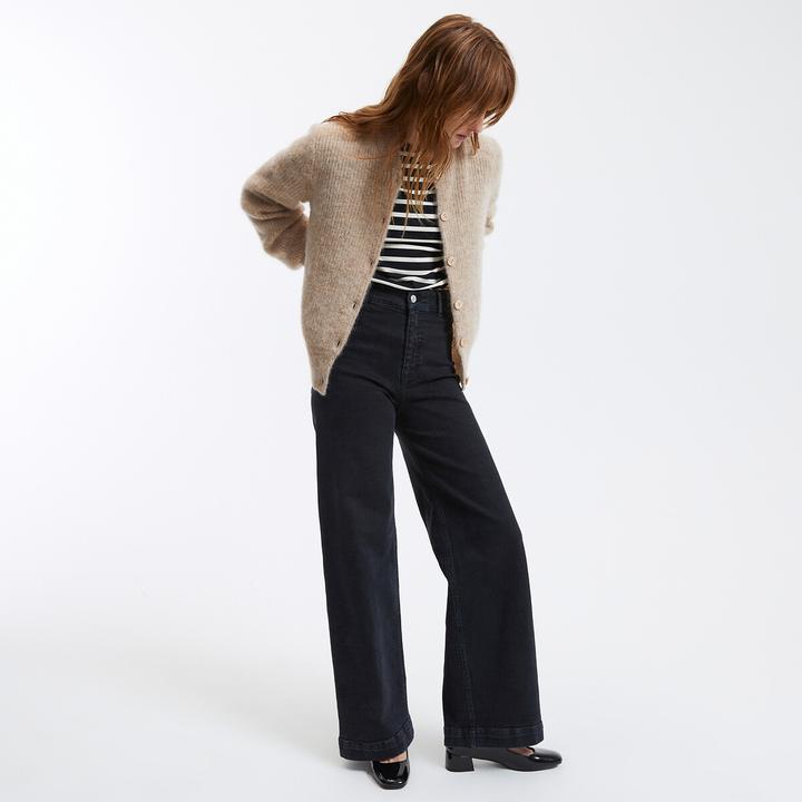Produktbild La Redoute Collections High-Waist-Jeans (30)