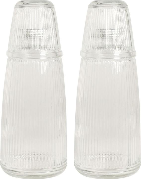 Actual product image Excellent Houseware Glass bottle with drinking glass, 1 litre, set of 2 (1 l)