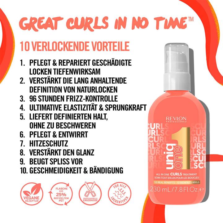 Immagine prodotto Revlon Professional uniqone trattamento capelli ricci (230 ml)